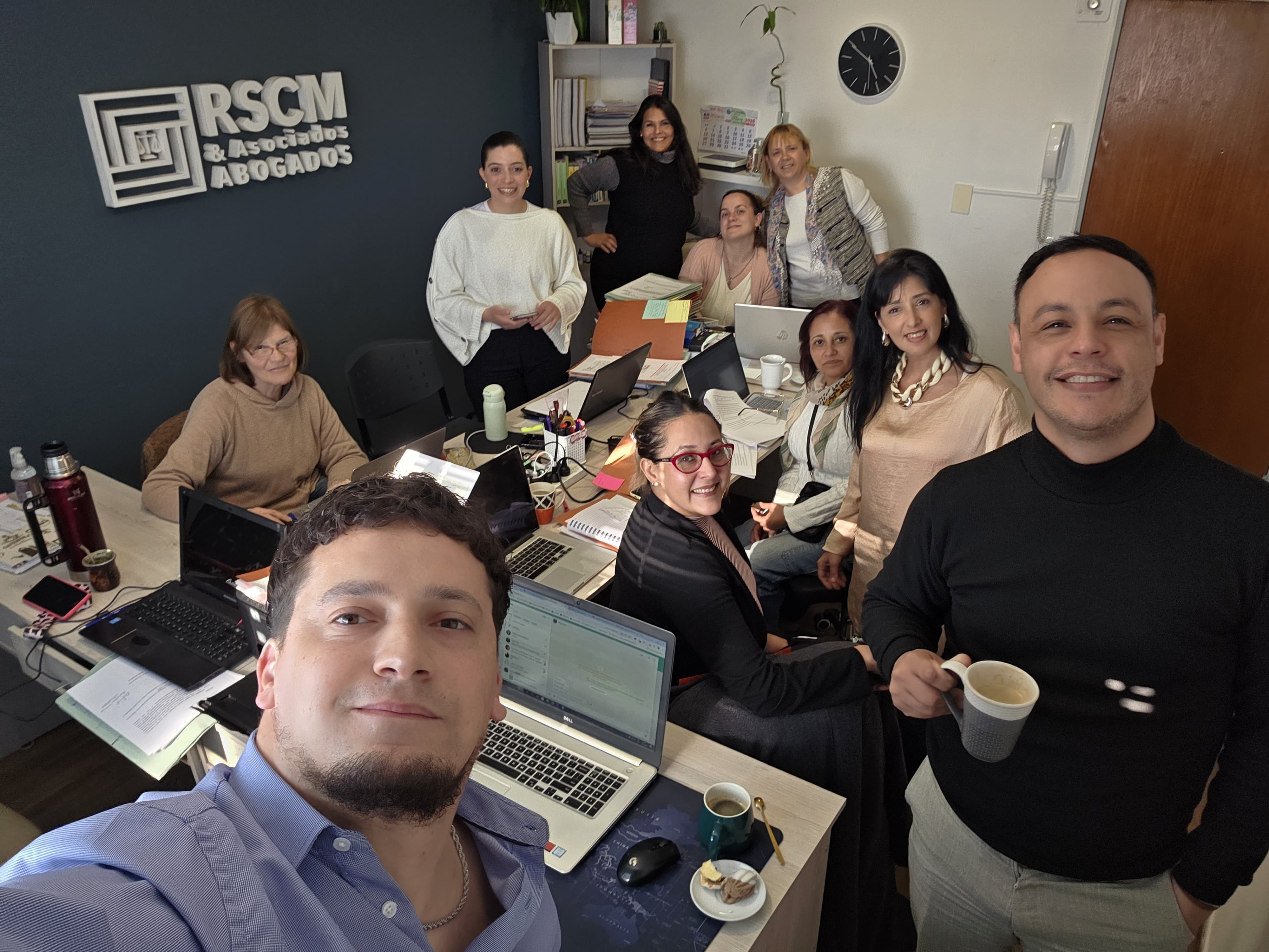 Jornada de trabajo en el estudio